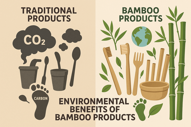 How Switching to Bamboo Products Reduces Your Carbon Footprint