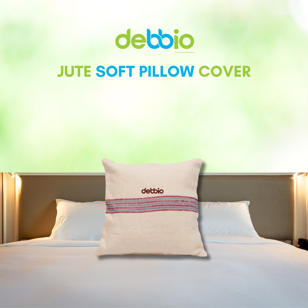 Jute Soft Pillow Cover