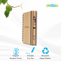 Bamboo Notepad With Pen
