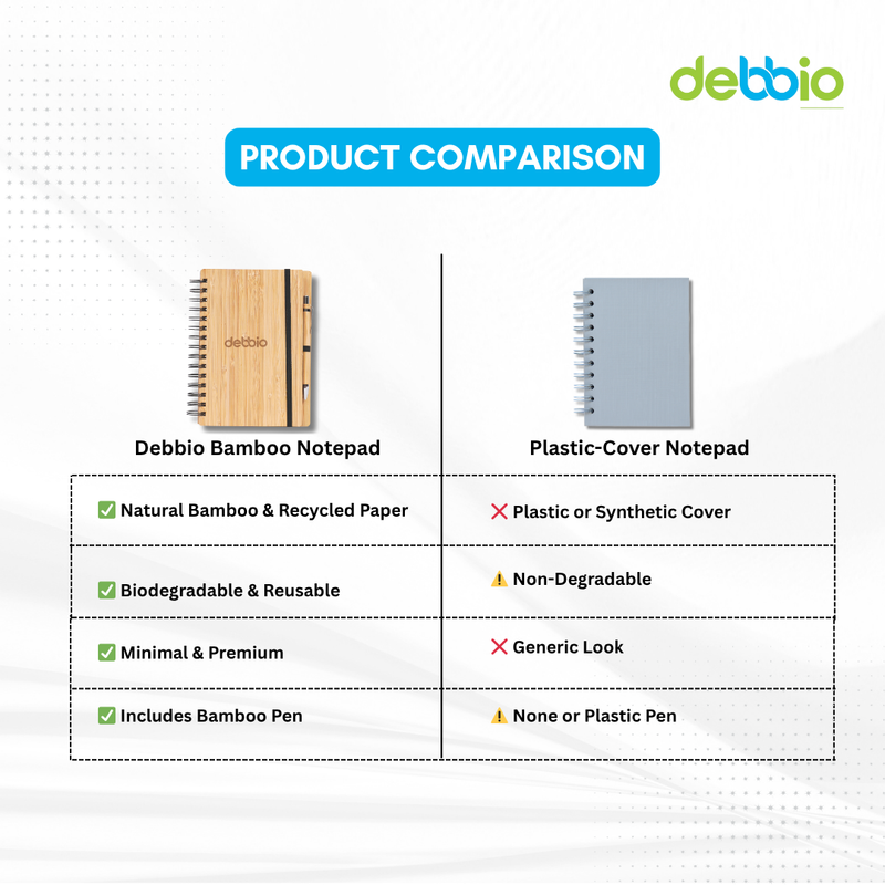 Bamboo Notepad With Pen
