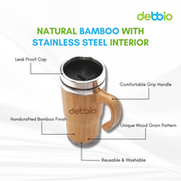 Bamboo Tumbler With Handle