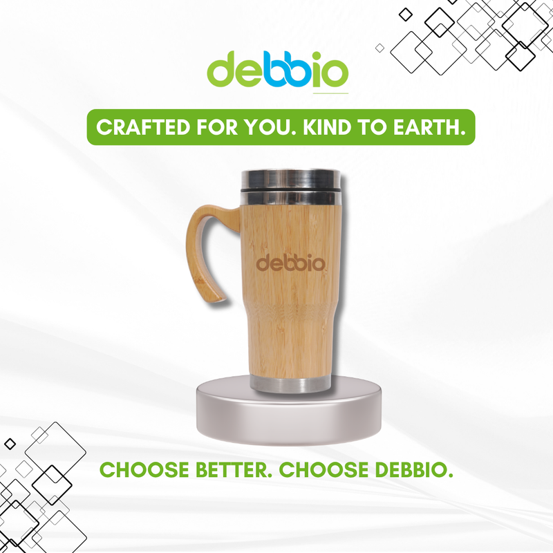 Bamboo Tumbler With Handle
