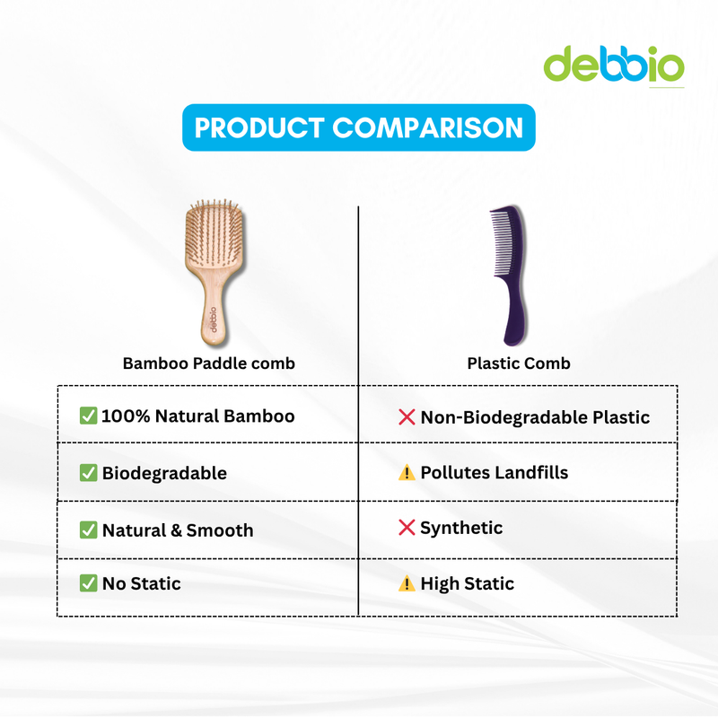 Bamboo Paddle comb