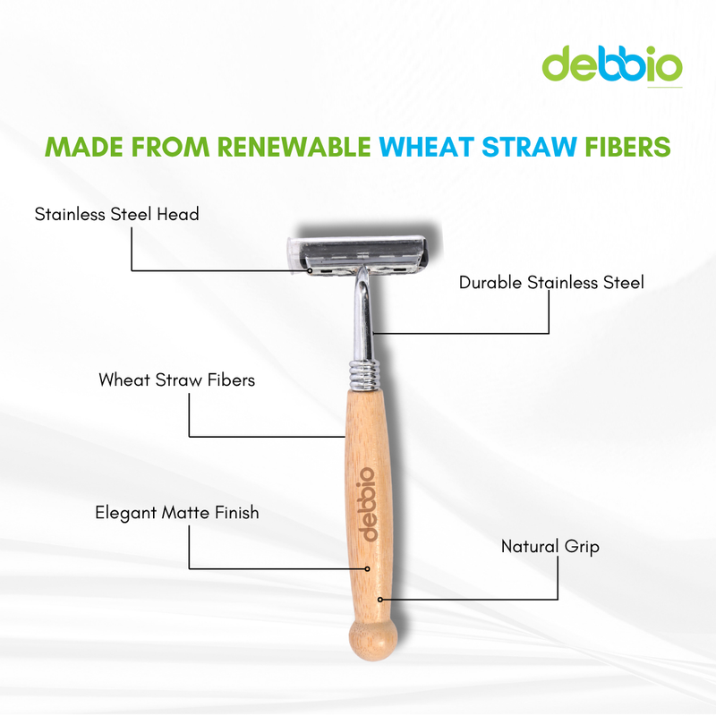 Wheat Straw Shaving Razor